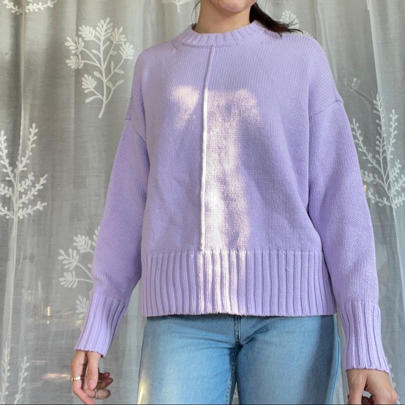 Lilac boxy sweater - Picture 3 of 3